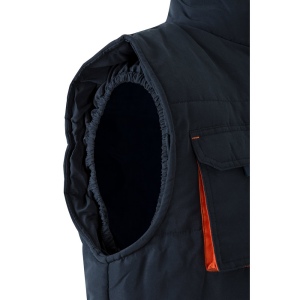 VL NERGAL. Gilet rembourré, bicolore, multipoches (120g/m²), en polyester (100%) 29