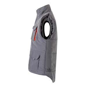 VL NERGAL. Gilet rembourré, bicolore, multipoches (120g/m²), en polyester (100%) 31