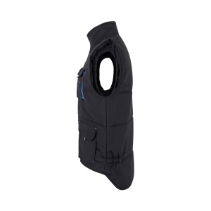 VL NERGAL. Gilet rembourré, bicolore, multipoches (120g/m²), en polyester (100%) 35