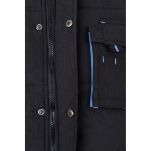 VL NERGAL. Gilet rembourré, bicolore, multipoches (120g/m²), en polyester (100%) 36
