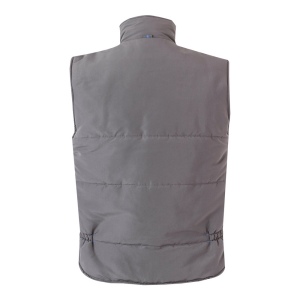 VL NERGAL. Gilet rembourré, bicolore, multipoches (120g/m²), en polyester (100%) 42
