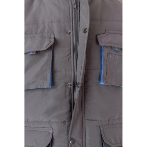 VL NERGAL. Gilet rembourré, bicolore, multipoches (120g/m²), en polyester (100%) 44