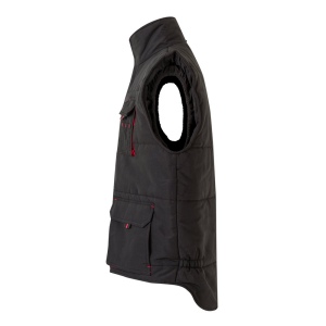 VL NERGAL. Gilet rembourré, bicolore, multipoches (120g/m²), en polyester (100%) 47