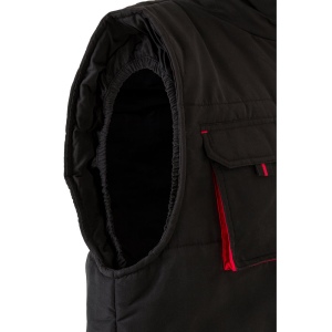 VL NERGAL. Gilet rembourré, bicolore, multipoches (120g/m²), en polyester (100%) 49