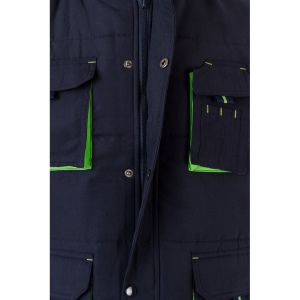 VL NERGAL. Gilet rembourré, bicolore, multipoches (120g/m²), en polyester (100%) 52