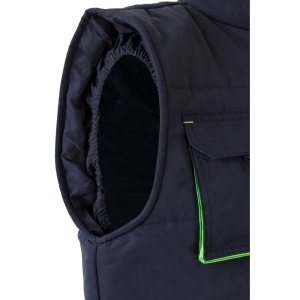 VL NERGAL. Gilet rembourré, bicolore, multipoches (120g/m²), en polyester (100%) 53