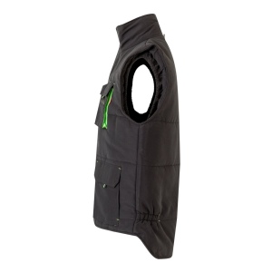 VL NERGAL. Gilet rembourré, bicolore, multipoches (120g/m²), en polyester (100%) 59