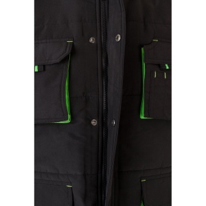 VL NERGAL. Gilet rembourré, bicolore, multipoches (120g/m²), en polyester (100%) 60