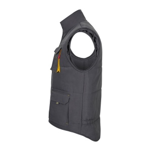 VL NERGAL. Gilet rembourré, bicolore, multipoches (120g/m²), en polyester (100%) 21
