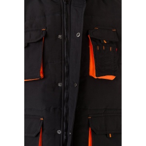 VL NERGAL. Gilet rembourré, bicolore, multipoches (120g/m²), en polyester (100%) 24