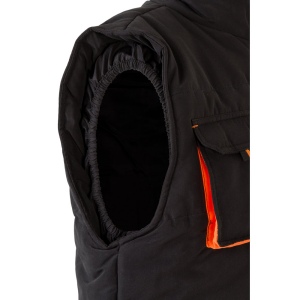 VL NERGAL. Gilet rembourré, bicolore, multipoches (120g/m²), en polyester (100%) 25