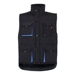 VL NERGAL. Gilet rembourré, bicolore, multipoches (120g/m²), en polyester (100%) 8