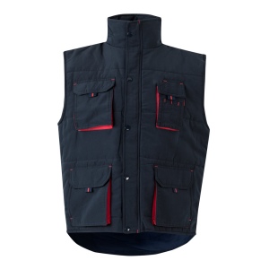 VL NERGAL. Gilet rembourré, bicolore, multipoches (120g/m²), en polyester (100%) 9