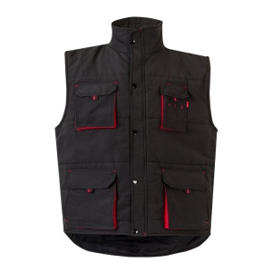 VL NERGAL. Gilet rembourré, bicolore, multipoches (120g/m²), en polyester (100%) 11