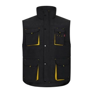 VL NERGAL. Gilet rembourré, bicolore, multipoches (120g/m²), en polyester (100%) 2