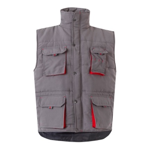 VL NERGAL. Gilet rembourré, bicolore, multipoches (120g/m²), en polyester (100%) 13