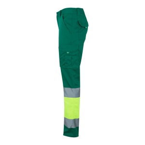 VL ZEUS. Pantalon stretch multipoches bicolore (240g/m²), en coton (46%), EME (38%) et polyester (16%) 18