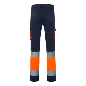 VL ZEUS. Pantalon stretch multipoches bicolore (240g/m²), en coton (46%), EME (38%) et polyester (16%) 22