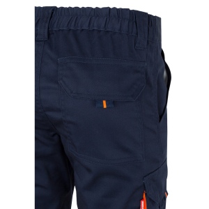 VL ZEUS. Pantalon stretch multipoches bicolore (240g/m²), en coton (46%), EME (38%) et polyester (16%) 26