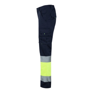 VL ZEUS. Pantalon stretch multipoches bicolore (240g/m²), en coton (46%), EME (38%) et polyester (16%) 8