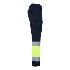 VL ZEUS. Pantalon stretch multipoches bicolore (240g/m²), en coton (46%), EME (38%) et polyester (16%) 9