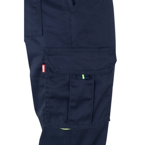 VL ZEUS. Pantalon stretch multipoches bicolore (240g/m²), en coton (46%), EME (38%) et polyester (16%) 10