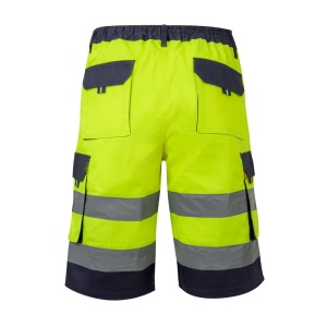 VL HADES. Bermuda bicolore multi-poches (210g/m²), en coton (20%) et polyester (80%) 4