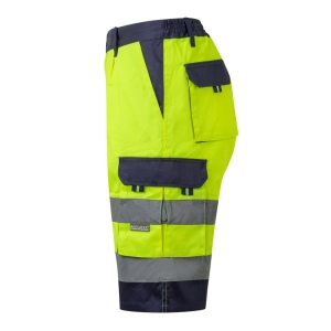 VL HADES. Bermuda bicolore multi-poches (210g/m²), en coton (20%) et polyester (80%) 6