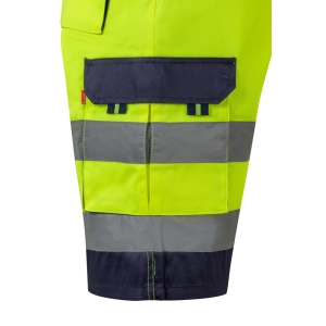 VL HADES. Bermuda bicolore multi-poches (210g/m²), en coton (20%) et polyester (80%) 8
