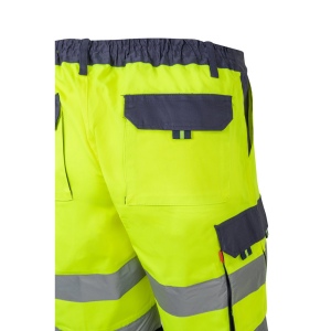 VL HADES. Bermuda bicolore multi-poches (210g/m²), en coton (20%) et polyester (80%) 9