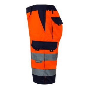 VL HADES. Bermuda bicolore multi-poches (210g/m²), en coton (20%) et polyester (80%) 11