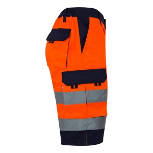 VL HADES. Bermuda bicolore multi-poches (210g/m²), en coton (20%) et polyester (80%) 12