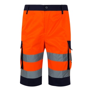 VL HADES. Bermuda bicolore multi-poches (210g/m²), en coton (20%) et polyester (80%) 3