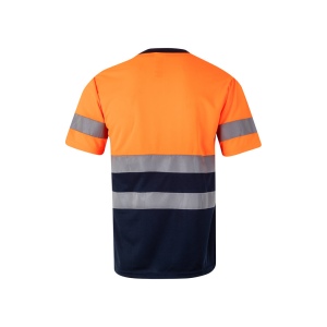 VL BRAHMA LARGE. T-shirt technique bicolore (140g/m²), en polyester (100%) 18