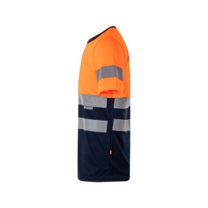 VL BRAHMA LARGE. T-shirt technique bicolore (140g/m²), en polyester (100%) 19