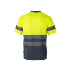 VL BRAHMA LARGE. T-shirt technique bicolore (140g/m²), en polyester (100%) 10