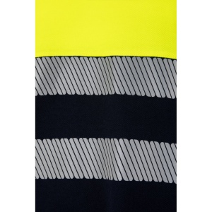 VL BASTET. T-shirt piqué bicolore (150g/m²), en coton (55%) et polyester (45%) 8