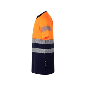 VL BASTET. T-shirt piqué bicolore (150g/m²), en coton (55%) et polyester (45%) 14