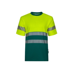 VL BASTET. T-shirt piqué bicolore (150g/m²), en coton (55%) et polyester (45%) 4
