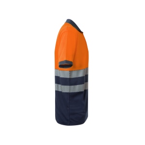 VL ACHELOUS. Polo piqué bicolore (150g/m²) à manches courtes, en coton (55%) et polyester (45%) 17