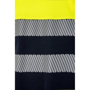 VL ACHELOUS. Polo piqué bicolore (150g/m²) à manches courtes, en coton (55%) et polyester (45%) 9