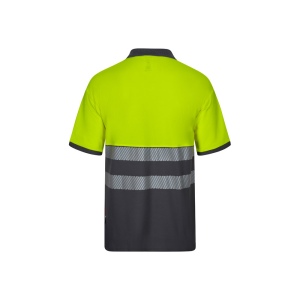 VL ACHELOUS. Polo piqué bicolore (150g/m²) à manches courtes, en coton (55%) et polyester (45%) 11