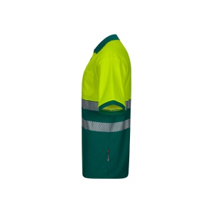 VL ACHELOUS. Polo piqué bicolore (150g/m²) à manches courtes, en coton (55%) et polyester (45%) 14