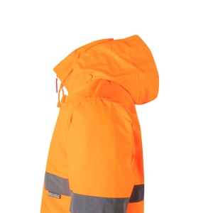 VL THEMIS. Parka bicolore (190g/m²), en polyester (100%), avec enduction PU 21