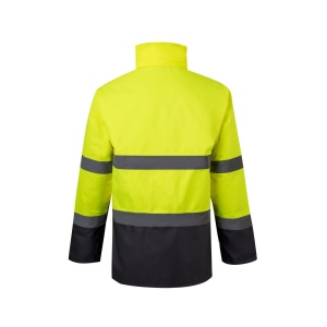 VL THEMIS. Parka bicolore (190g/m²), en polyester (100%), avec enduction PU 10