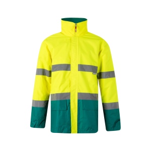VL THEMIS. Parka bicolore (190g/m²), en polyester (100%), avec enduction PU 4