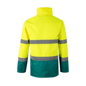 VL THEMIS LARGE. Parka bicolore (190g/m²), en polyester (100%), avec finition PU 14