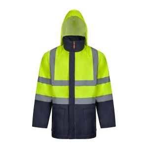 VL JUNO. Parka 4 en 1 bicolore (180g/m²), en polyester (100%), avec finition PU 6