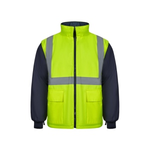 VL JUNO. Parka 4 en 1 bicolore (180g/m²), en polyester (100%), avec finition PU 7