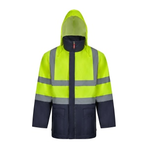 VL JUNO LARGE. Parka 4 en 1 bicolore (180g/m²), en polyester (100%) avec finition PU 6